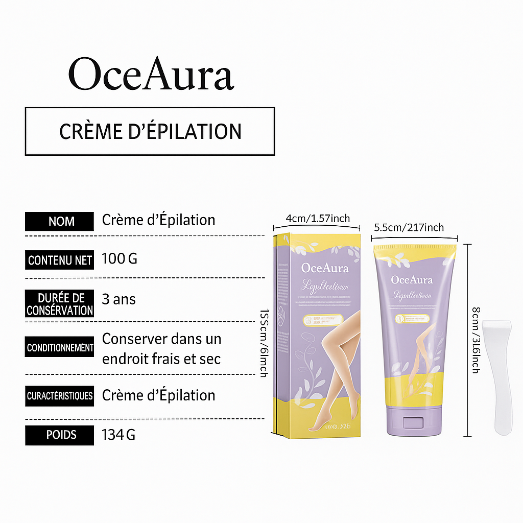 Crème d'épilation OcAura