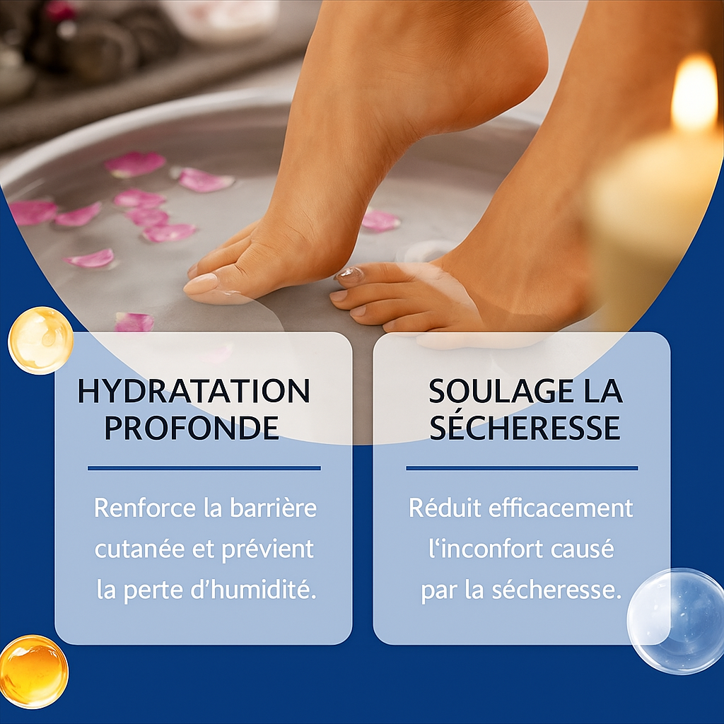Crème gommage pour pieds OcAura