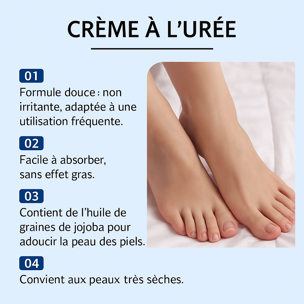 Crème gommage pour pieds OcAura