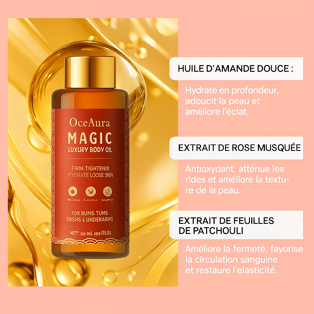 Huile Corporelle de Luxe Magique OcAura
