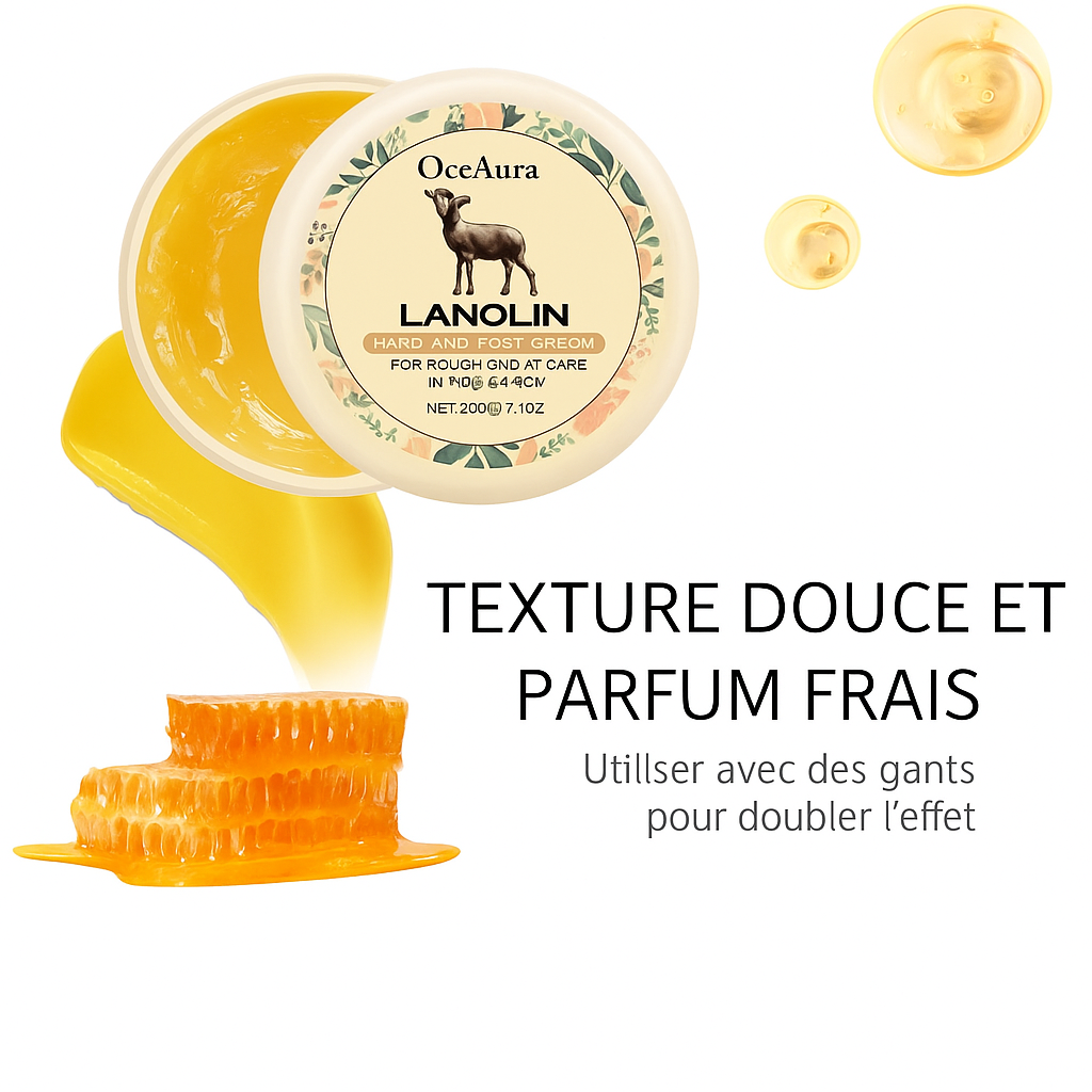 Crème hydratante pour les mains et les pieds OcAura